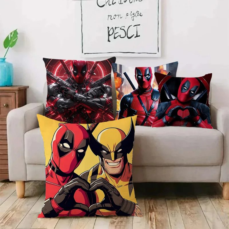 Deadpool Halloween Pumpkin Party Cushion Cover - Image 6