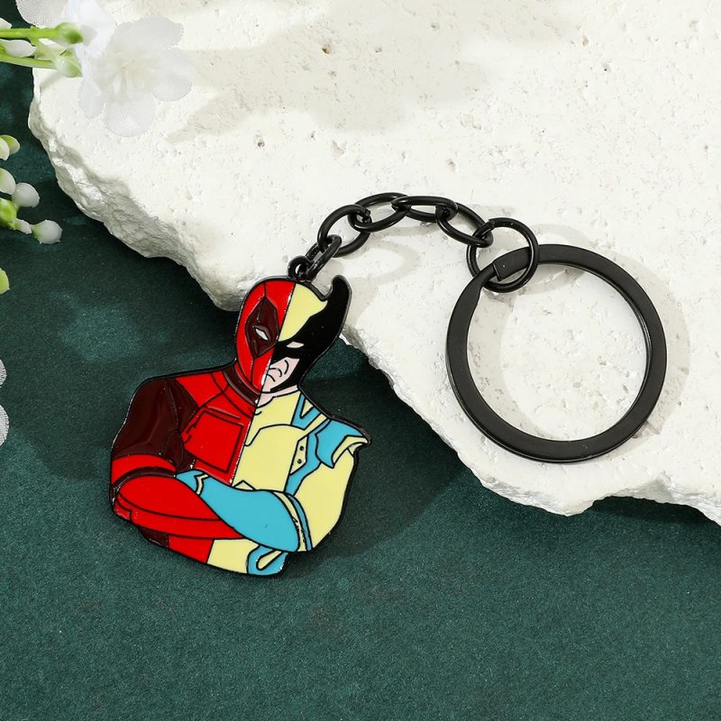 Deadpool and Wolverine Pendant Keyring - Image 2