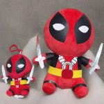 Deadpool Plush Toy Set - 22cm Plush and 12cm Keychain