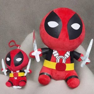 Deadpool Plush Toy Set - 22cm Plush and 12cm Keychain