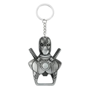 Deadpool Bottle Opener Keyring - Metal & Geeky Utility Design