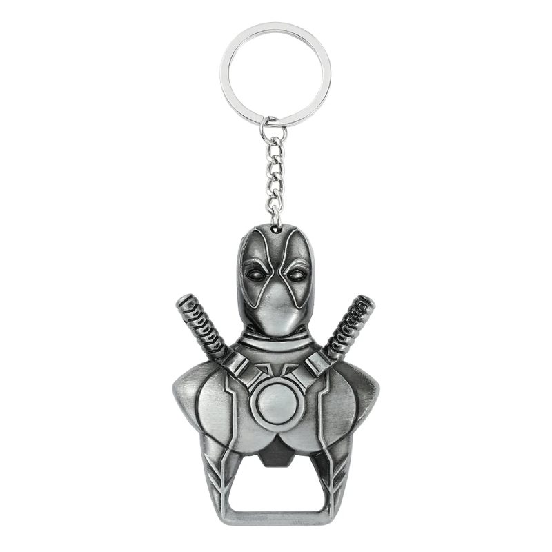 Deadpool Bottle Opener Keyring - Metal & Geeky Utility Design
