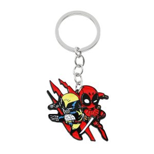 Deadpool & Wolverine "Best Mates" Durable Metal Keyring