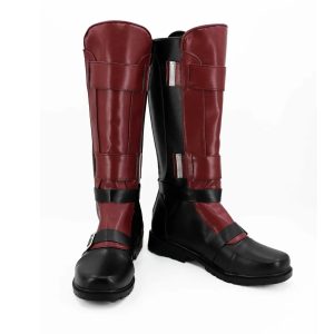 Deadpool Costume Boots - Wade Wilson Cosplay Shoes