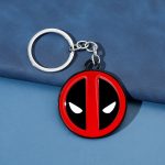 Deadpool Mask Enamel Metal Keyring – Unique Geek Gift