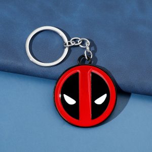 Deadpool Mask Enamel Metal Keyring – Unique Geek Gift