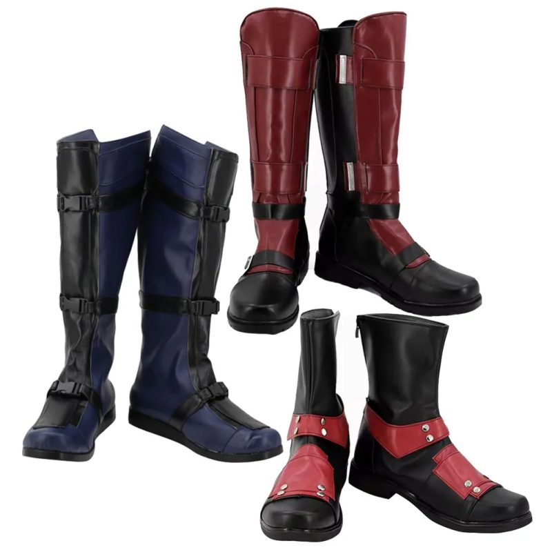 Deadpool Costume Boots - Wade Wilson Cosplay Shoes - Image 3