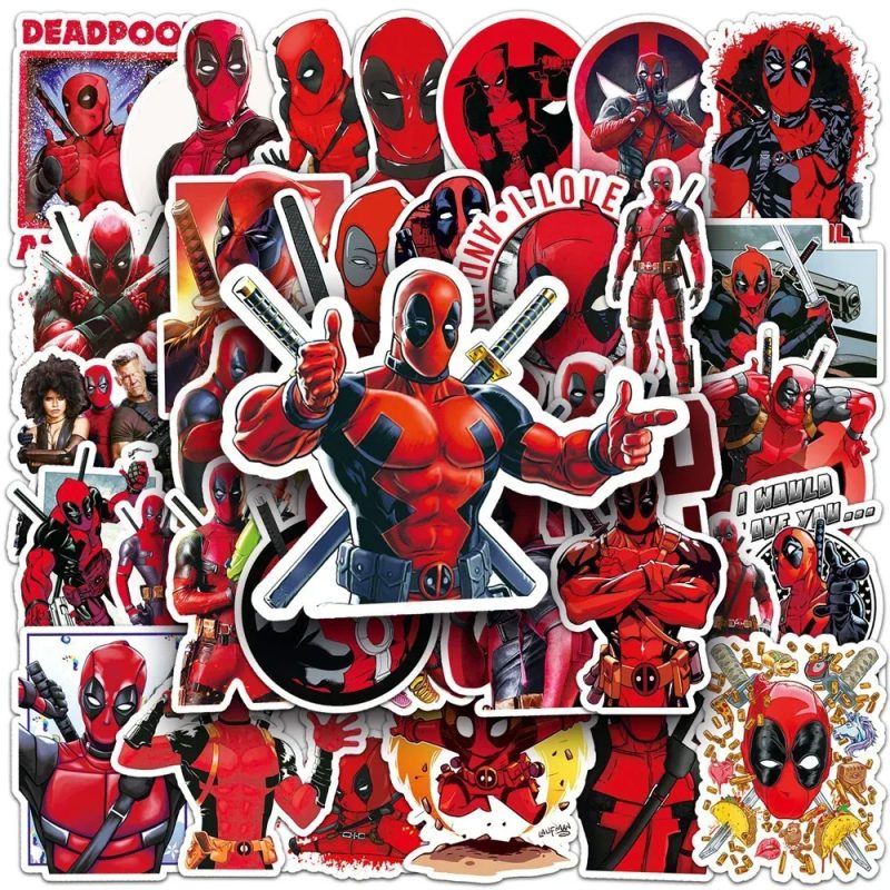 Deadpool Stickers - Ultimate Merc Decal Collection