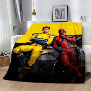 Wolverine vs Deadpool Couch Throw – Spill-Proof Living Room Style