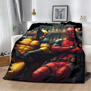 Wolverine Rage Deadpool Wit Blanket – Snuggle-Ready Softness