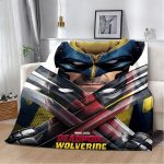 Deadpool Chaos Wolverine Claws Throw – Velvet-Soft Home Decor