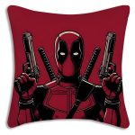 Deadpool Dual Wielding Cushion Cover