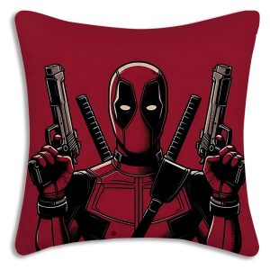 Deadpool Dual Wielding Cushion Cover