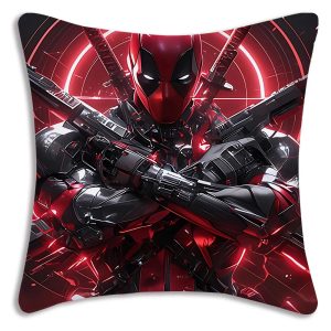 Deadpool Tech Fury Cushion Cover - Cybernetic Merc