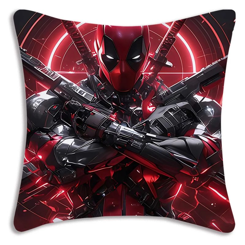 Deadpool Tech Fury Cushion Cover - Cybernetic Merc