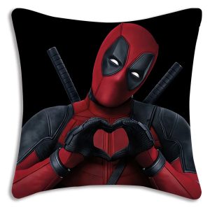 Deadpool Movie Heart Hands Cushion Cover