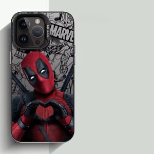 Deadpool iPhone Case 11-16 – Slim Anti-Slip Grip