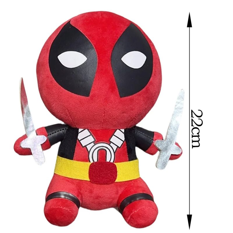 Deadpool Plush Toy Set - 22cm Plush and 12cm Keychain - Image 5