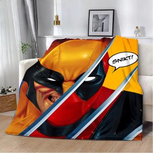 Deadpool & Wolverine Movie Night Blanket – HD Graphic Warmth