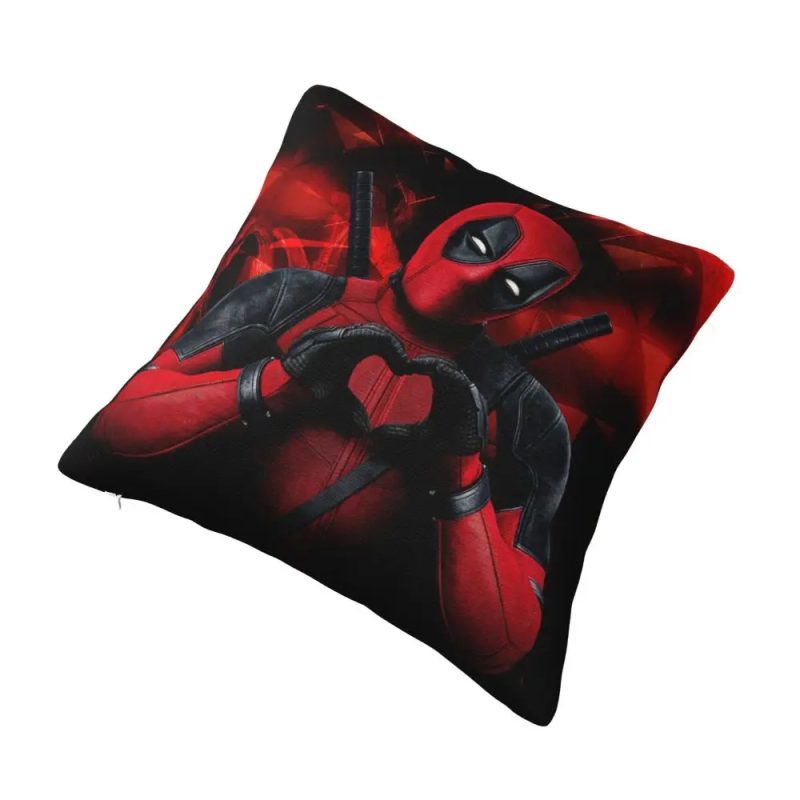 Deadpool Heart Hands Cushion Cover - Image 2
