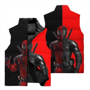Deadpool Comic-Inspired Vest – Textured 3D Artwork