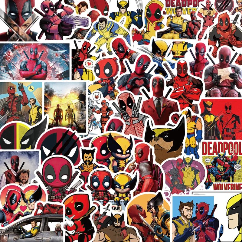 Deadpool Mask Stickers - Image 3