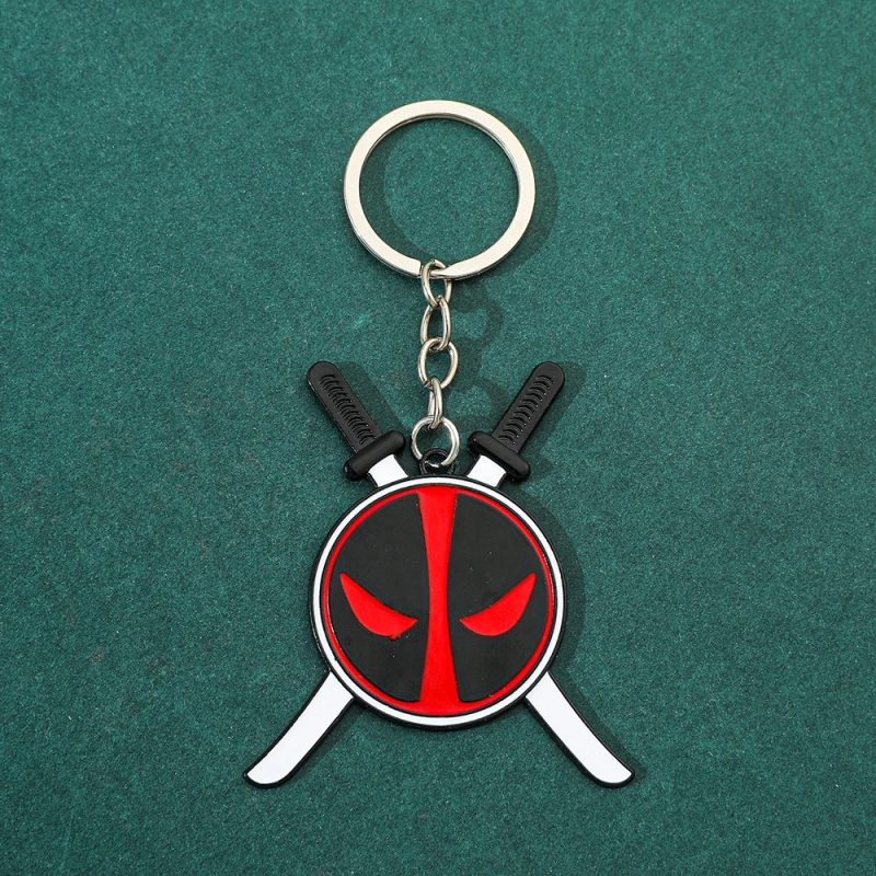 Deadpool Double Knife Keyring - Image 2