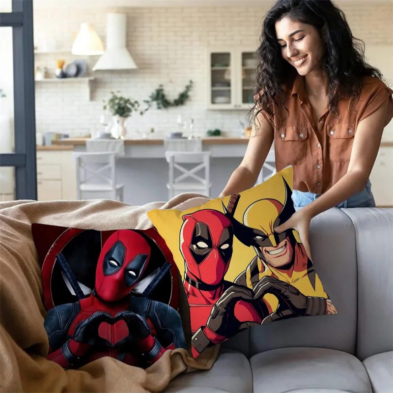 Deadpool Halloween Pumpkin Party Cushion Cover - Image 8