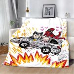 Wolverine & Deadpool Fleece Throw – Durable Anti-Pilling Tech