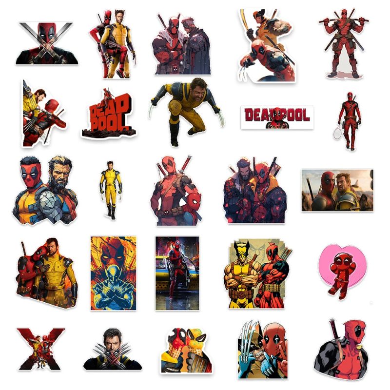 50 PCS Deadpool Stickers - Image 5