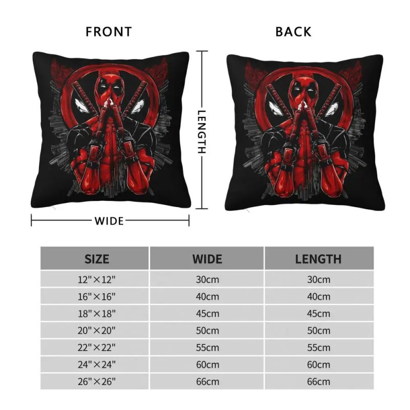 Deadpool Ready Aim Fire Cushion Cover - Image 8
