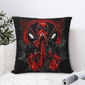Deadpool Ready Aim Fire Cushion Cover