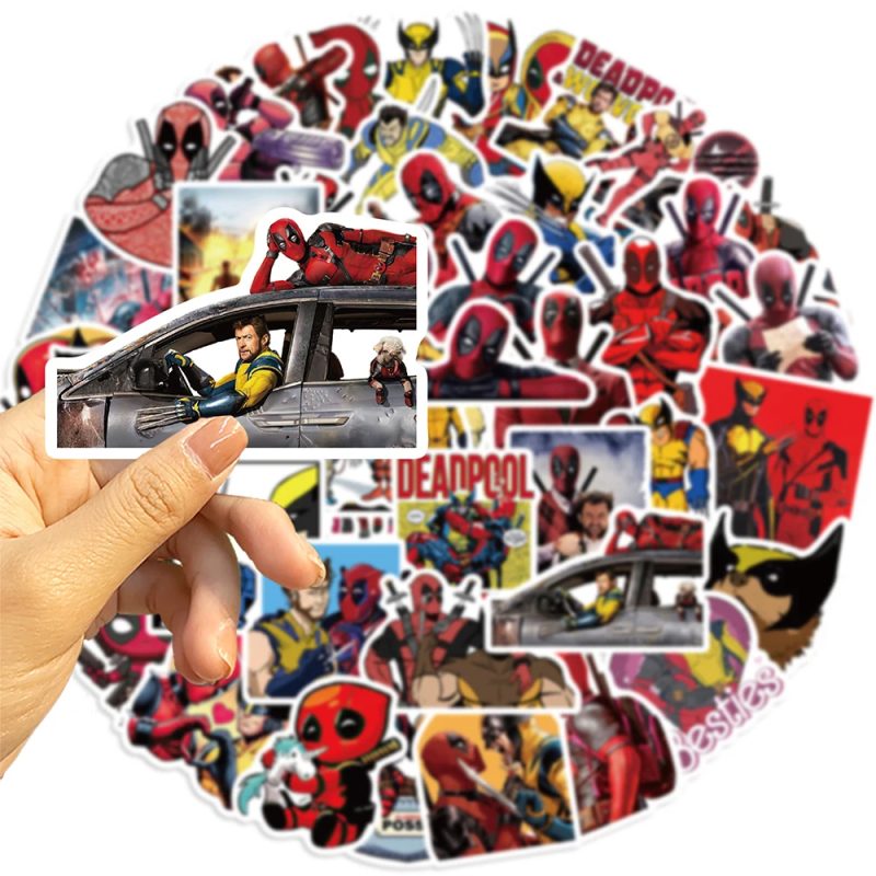 Deadpool Mask Stickers - Image 4