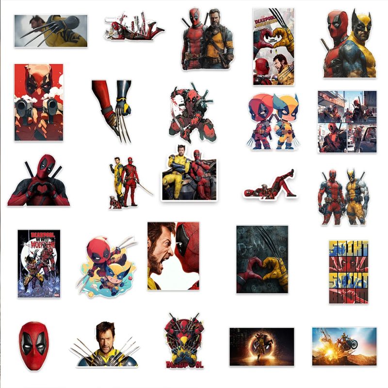50 PCS Deadpool Stickers - Image 4