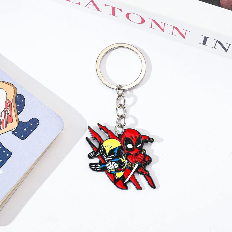 Deadpool & Wolverine "Best Mates" Durable Metal Keyring - Image 4