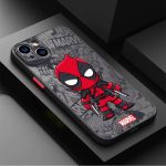 Deadpool Matte Black Cover – Precision Fit All iPhone Models