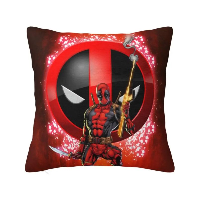 Deadpool Logo Blast Cushion Cover - Image 3