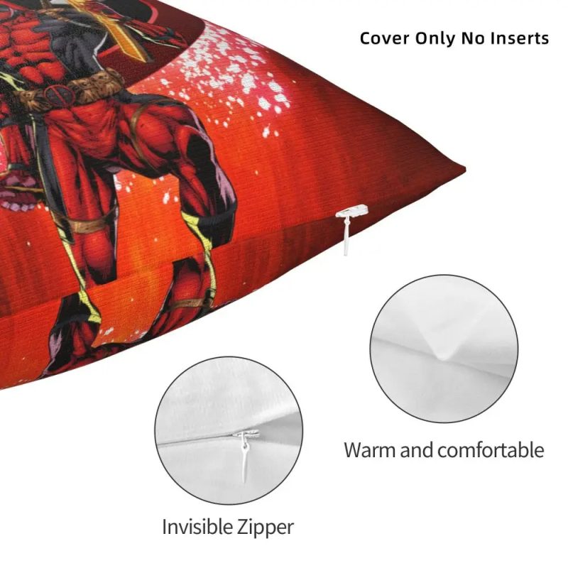 Deadpool Logo Blast Cushion Cover - Image 5