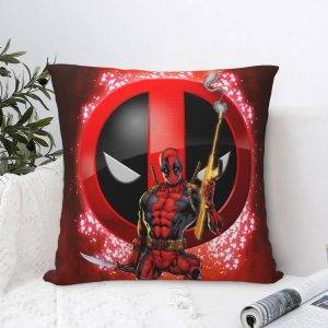 Deadpool Logo Blast Cushion Cover
