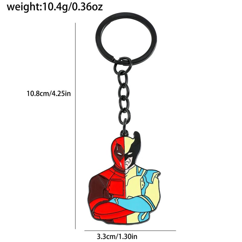 Deadpool and Wolverine Pendant Keyring - Image 6