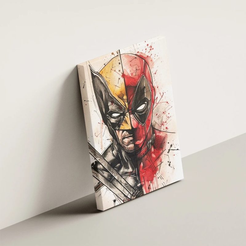 3 in 1 Deadpool & Wolverine Poster for Streamers – Background Décor - Image 5