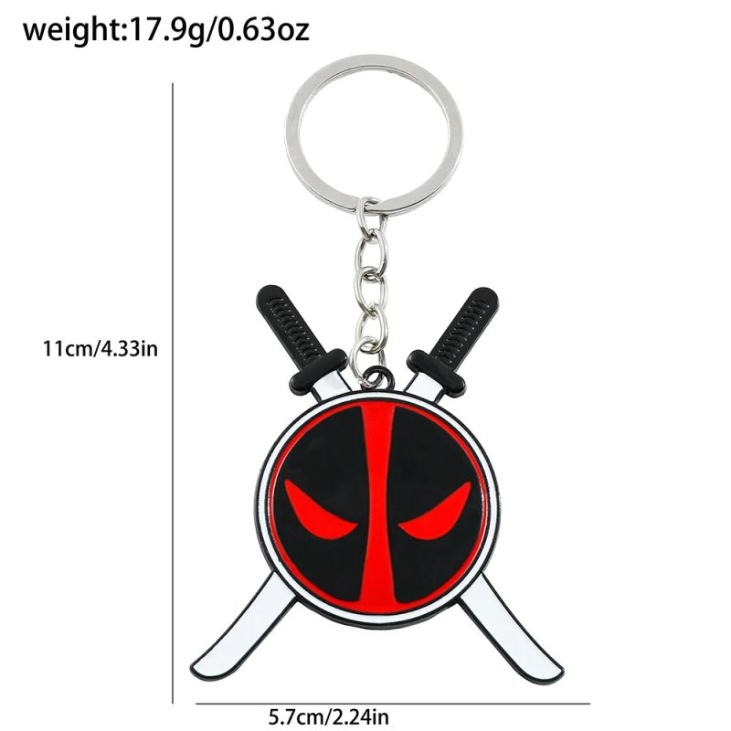 Deadpool Double Knife Keyring - Image 6
