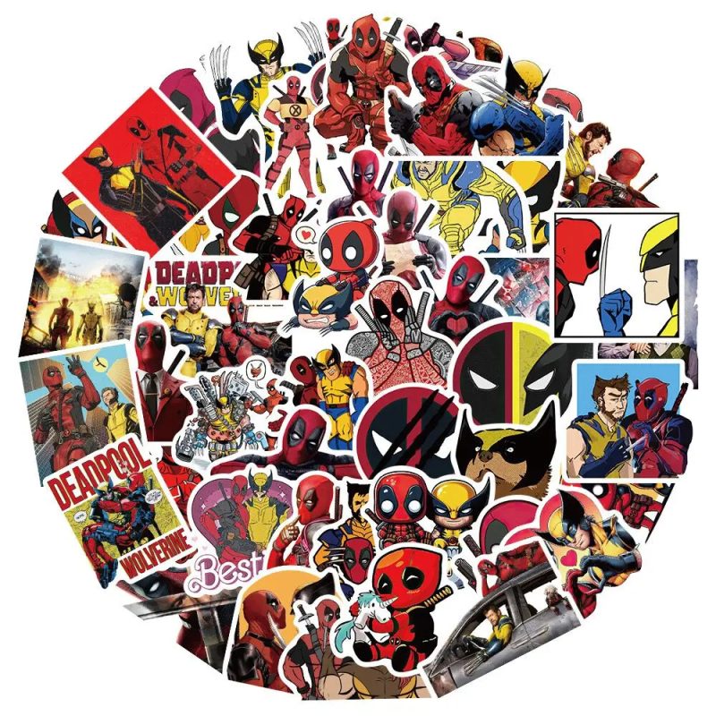 50 PCS Deadpool & Wolverine Stickers - Image 4