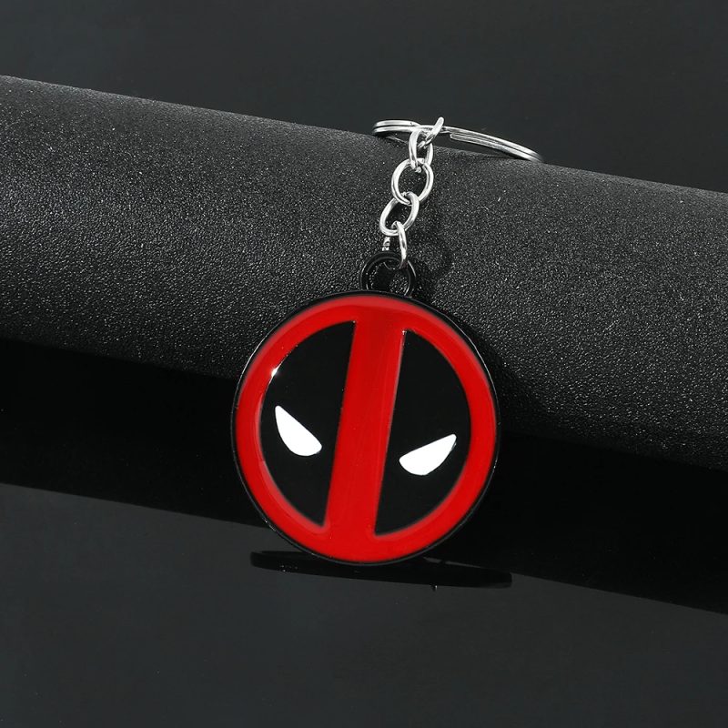 Deadpool Mask Enamel Metal Keyring – Unique Geek Gift - Image 5