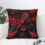 Deadpool Heart Hands Cushion Cover