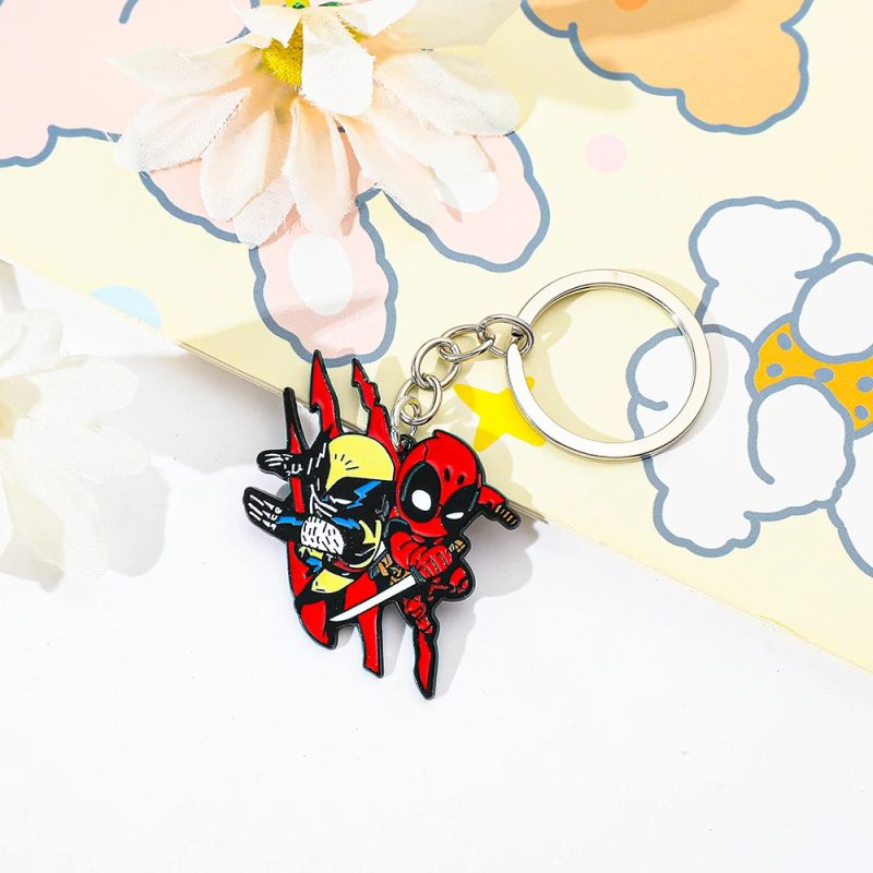 Deadpool & Wolverine "Best Mates" Durable Metal Keyring - Image 3