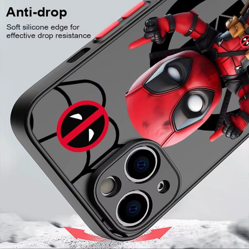 Deadpool iPhone Armour – Anti-Fingerprint Silicone TPU - Image 2