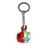 Deadpool and Wolverine Pendant Keyring
