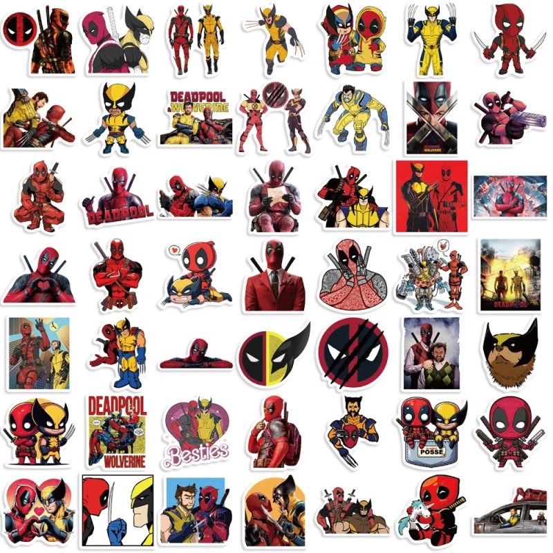 Deadpool Mask Stickers - Image 2