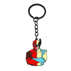 Deadpool and Wolverine Pendant Keyring